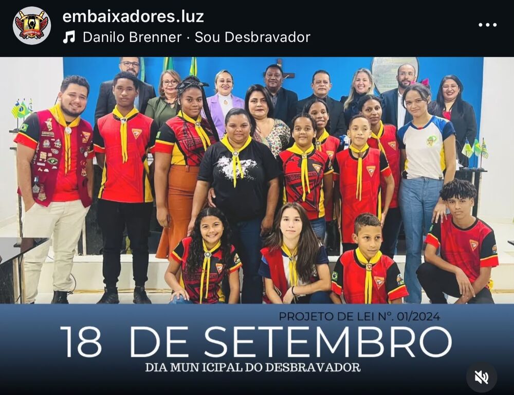 Clube na Câmara Municipal de Guadalupe — Dia Municipal do Desbravador
